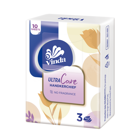 Tissue-VC0178A Vinda 10sheets 3ply mini hanky pack tissuem12pack/bag 8bags/bundle 8 bundles/carton